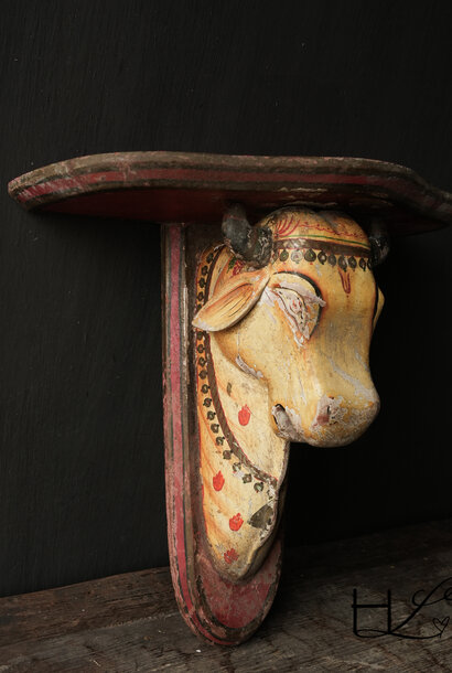 Authentic Wooden Nandi, Sacred Cow