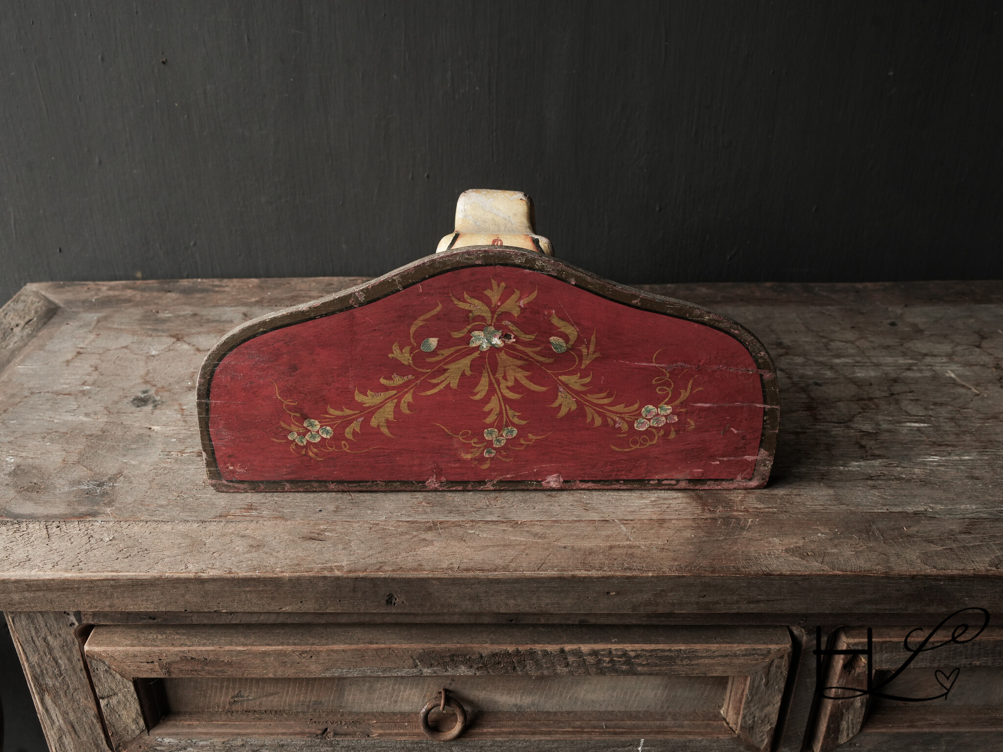 Authentischer hölzerner Nandi, heilige Kuh-5