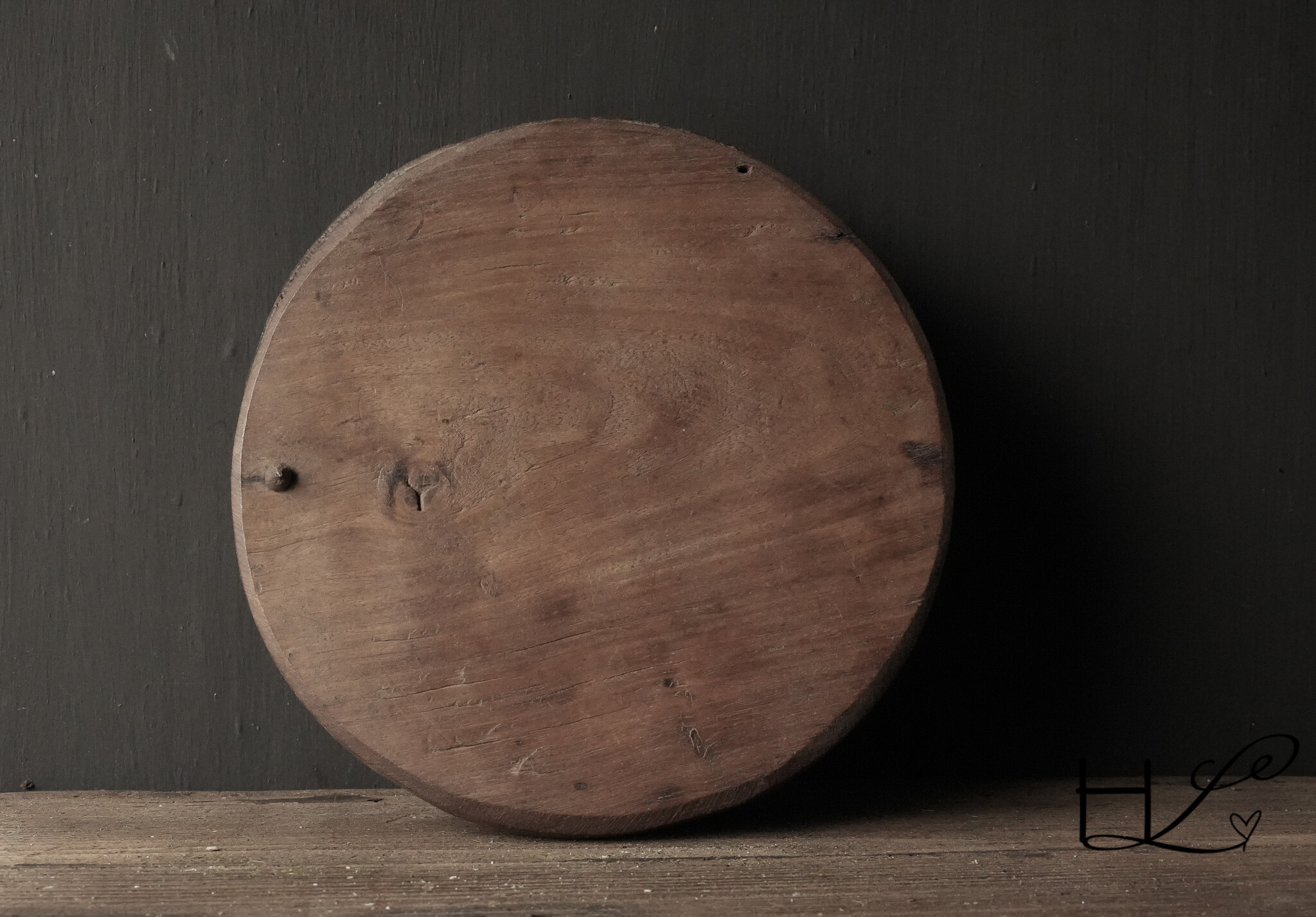 Alte Gewürzdose aus Holz mit Deckel-5