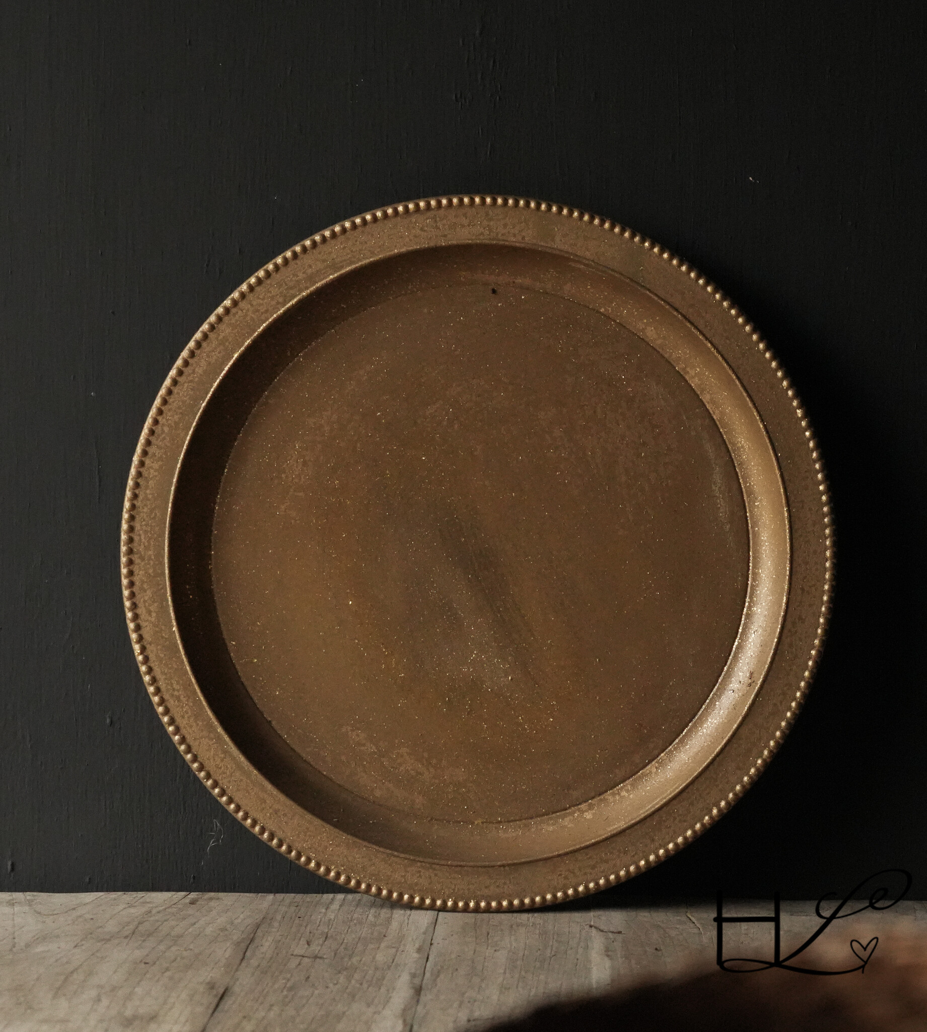 Plate gold color-3