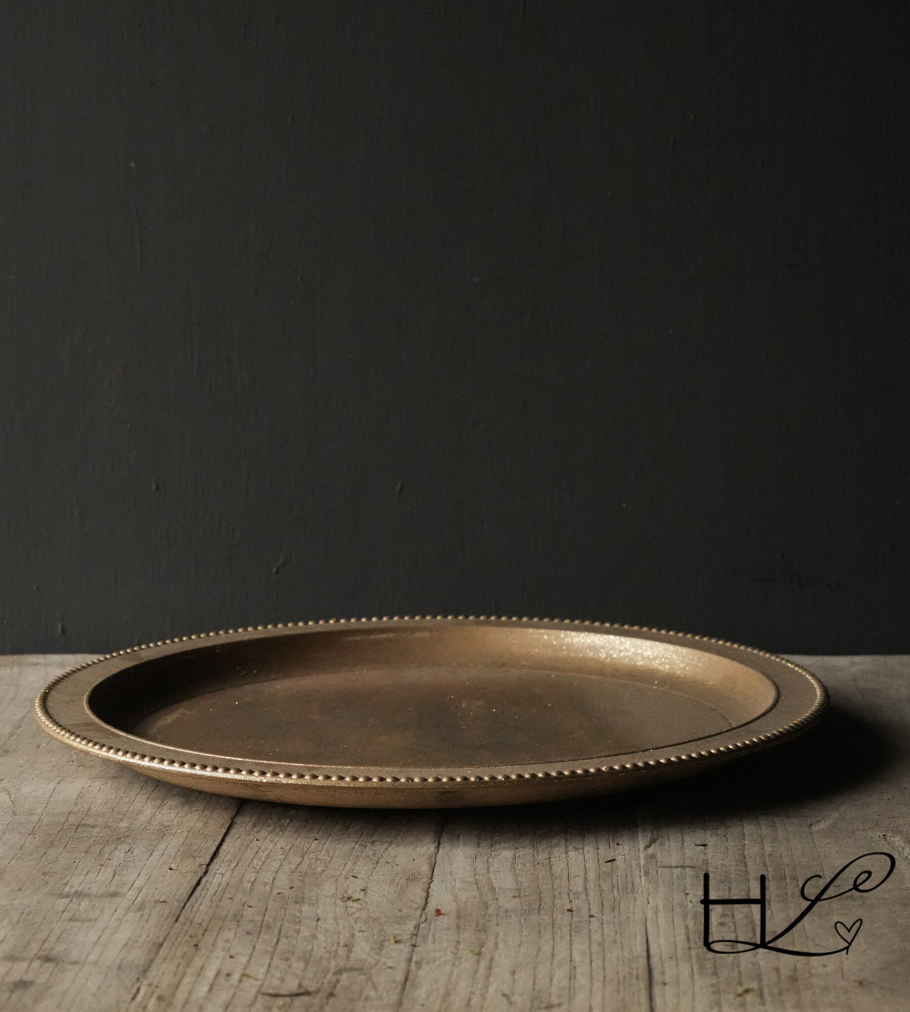 Plate gold color-5