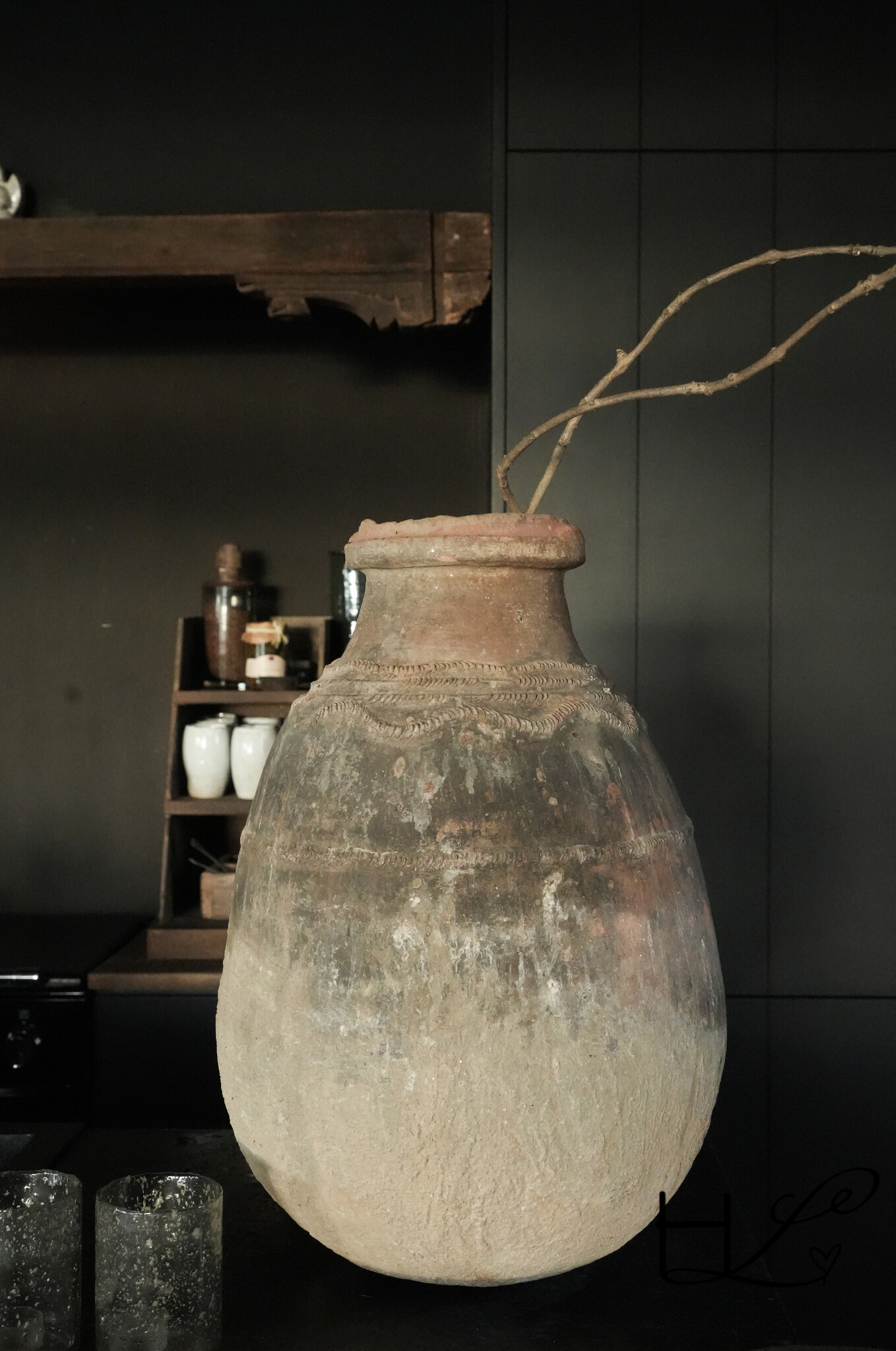 Wunderschön einzigartiger antiker Fundkrug-2