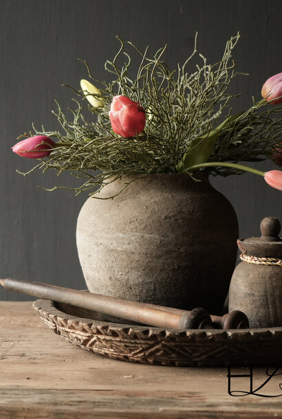 Uniek Aardewerk Kruikje  India