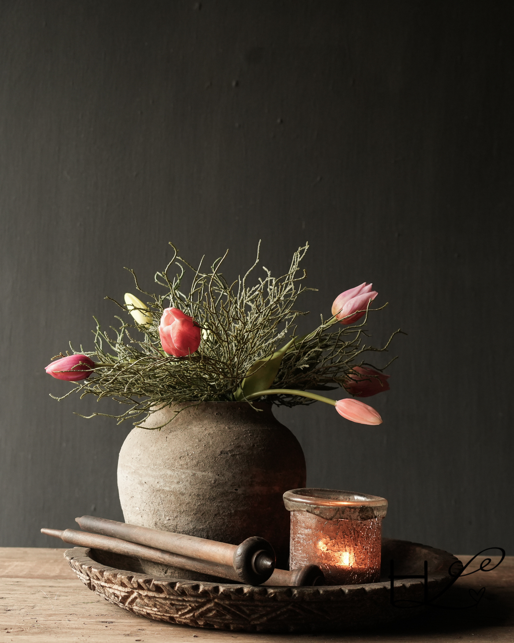 Einzigartiger Keramikkrug Indien-8