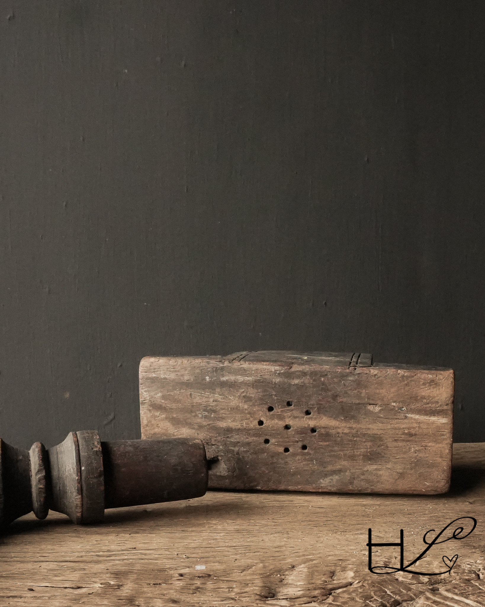 Unique find Antique wooden handmade press from India-6