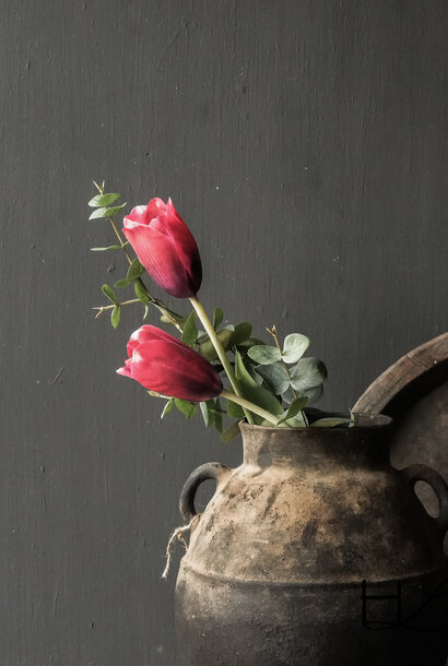 TULIP STEEL MVE/WHITE RT 72 cm Real touch