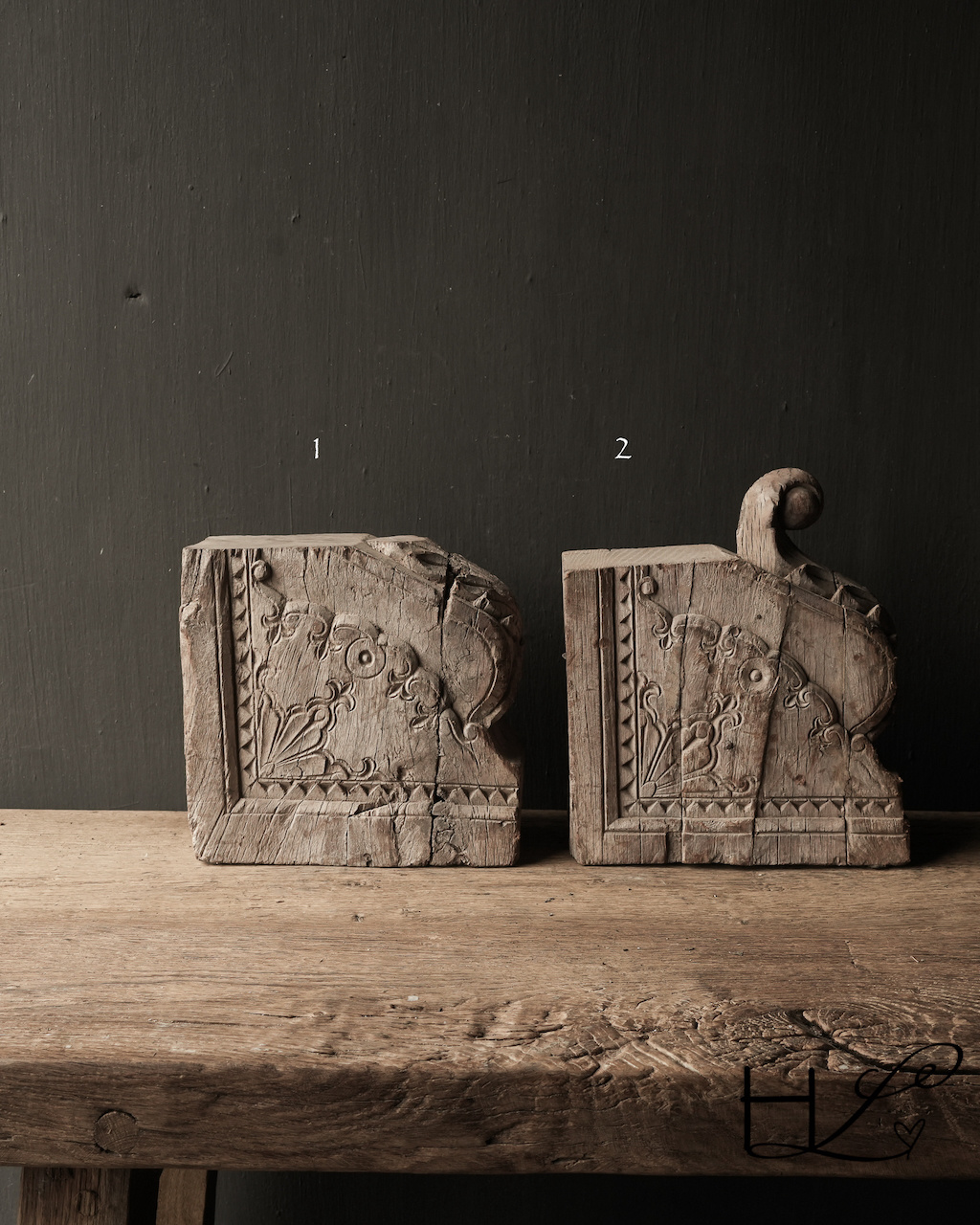 Antikes Holzornament-2