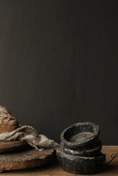 Klein natuurstenen potje India