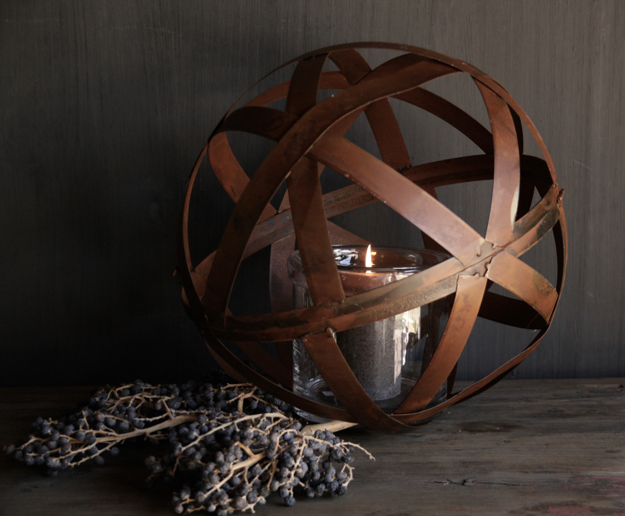 Iron open braided ball-2