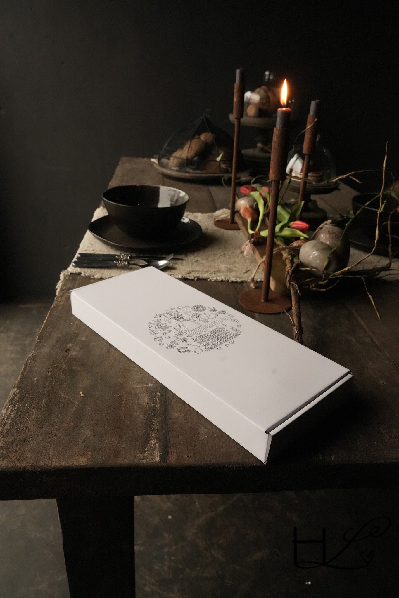 Kado doos Tulp Rood beauty 46cm 12 stuks-5