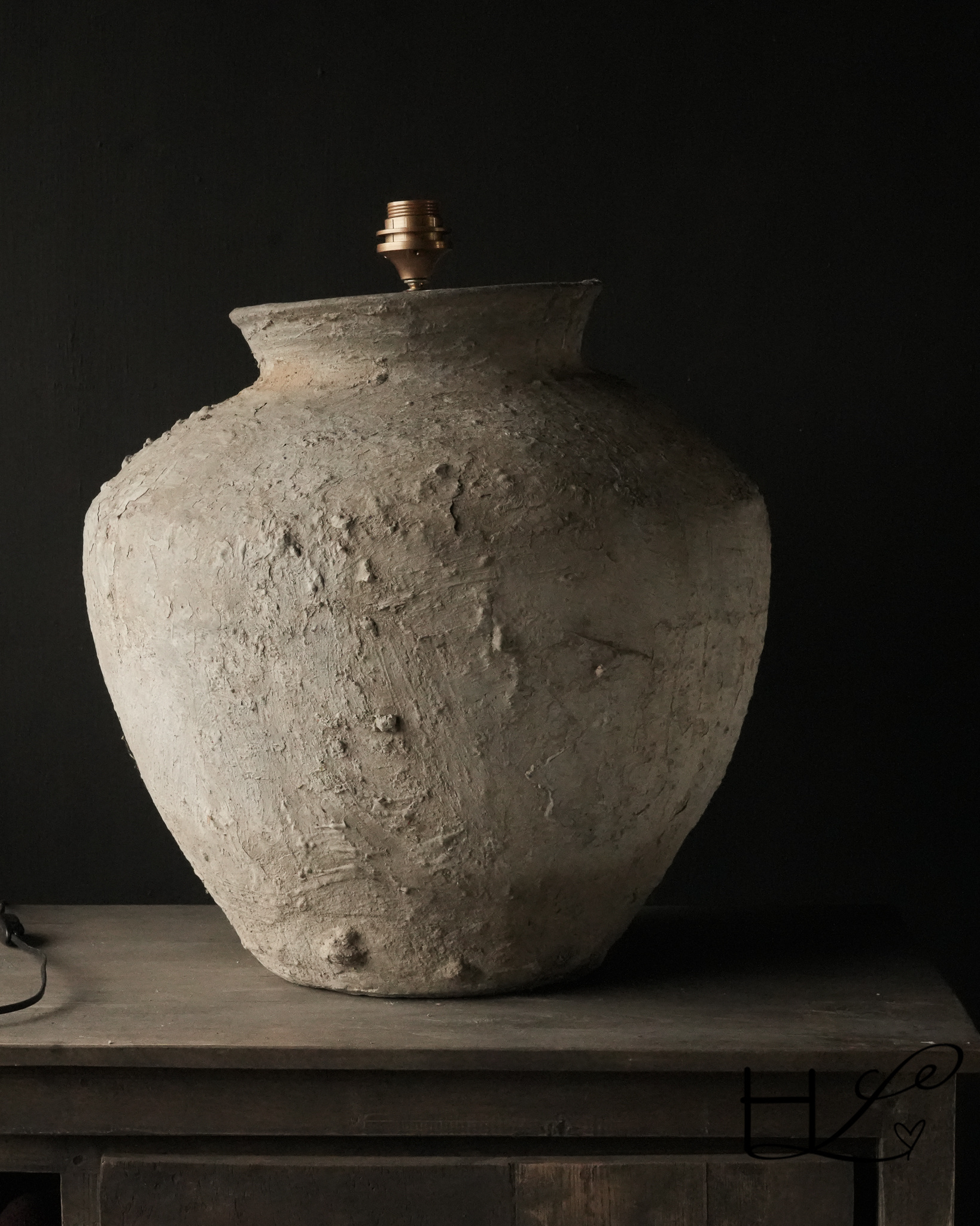 Kruiklamp van oude Authentieke Waterpot-3