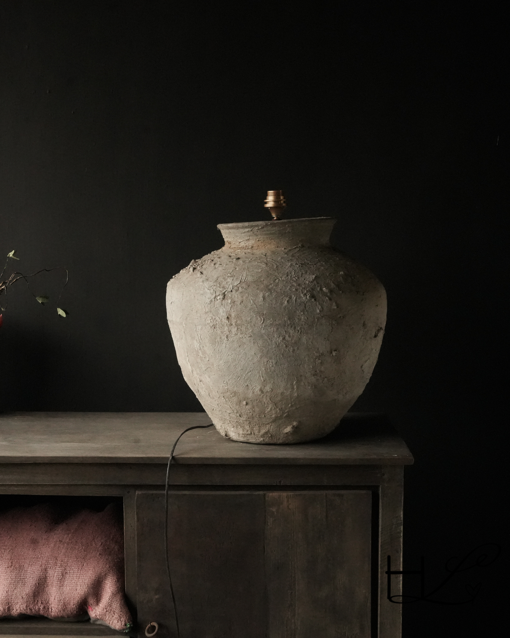 Kruiklamp van oude Authentieke Waterpot-8