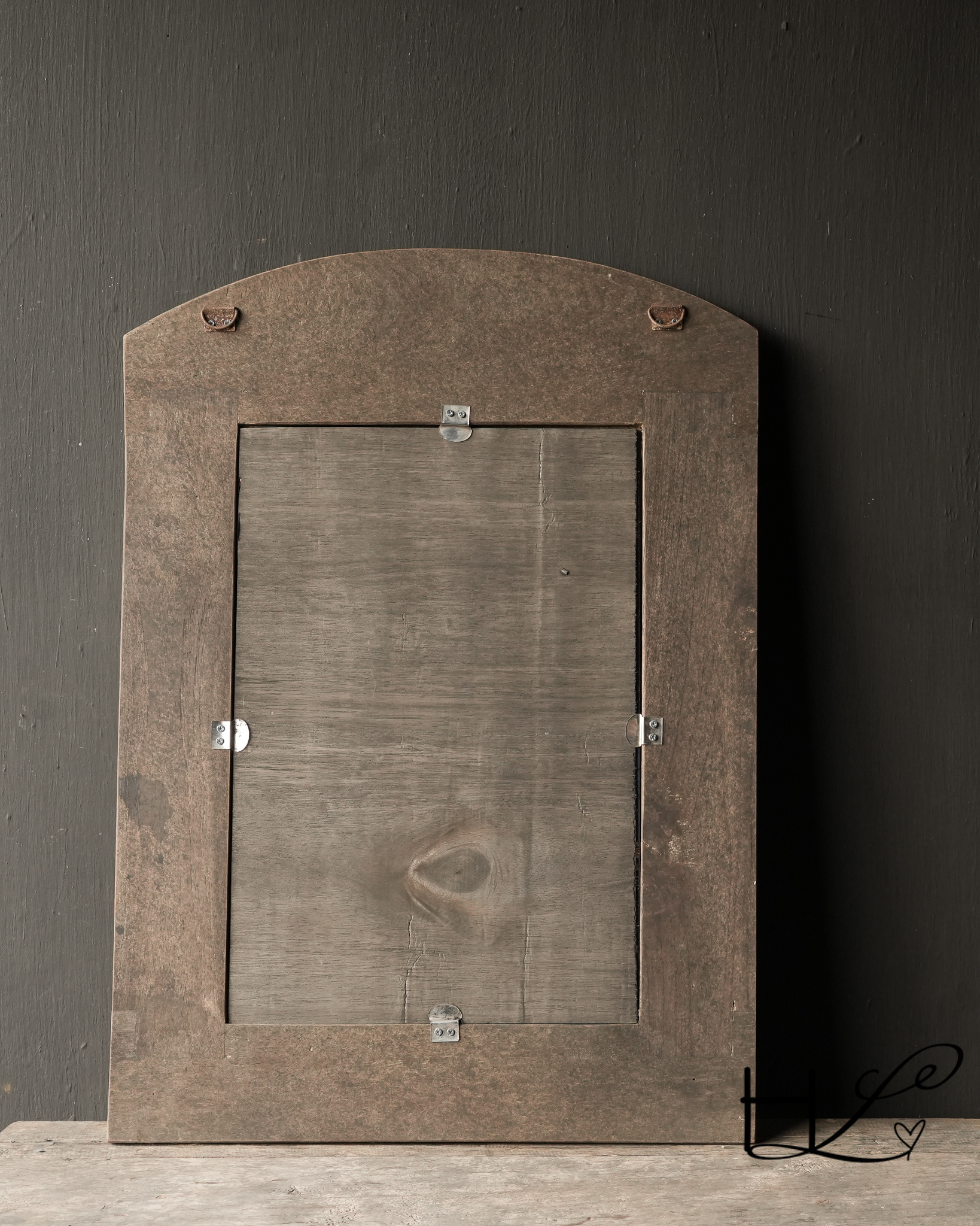 Spiegel gemaakt van oud gebruikt hout-4