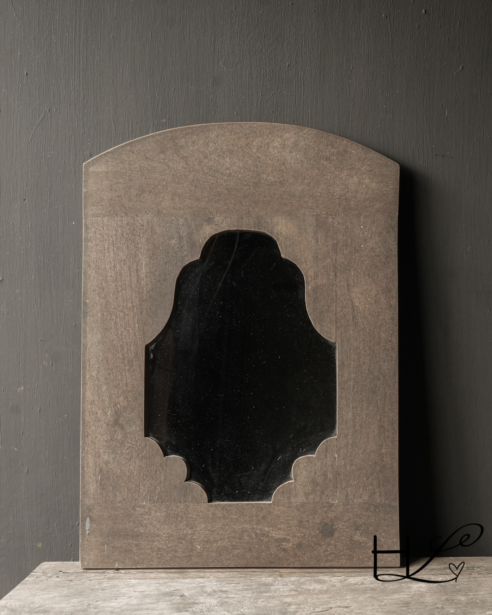 Spiegel gemaakt van oud gebruikt hout-2