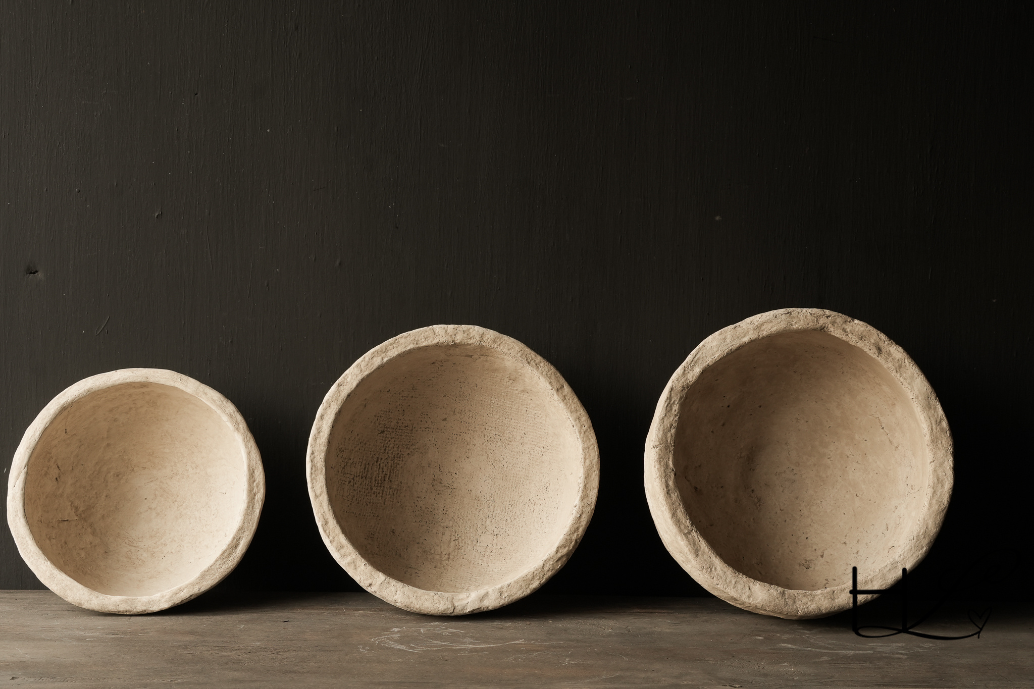 Alte Pappmaché-Schüssel-4