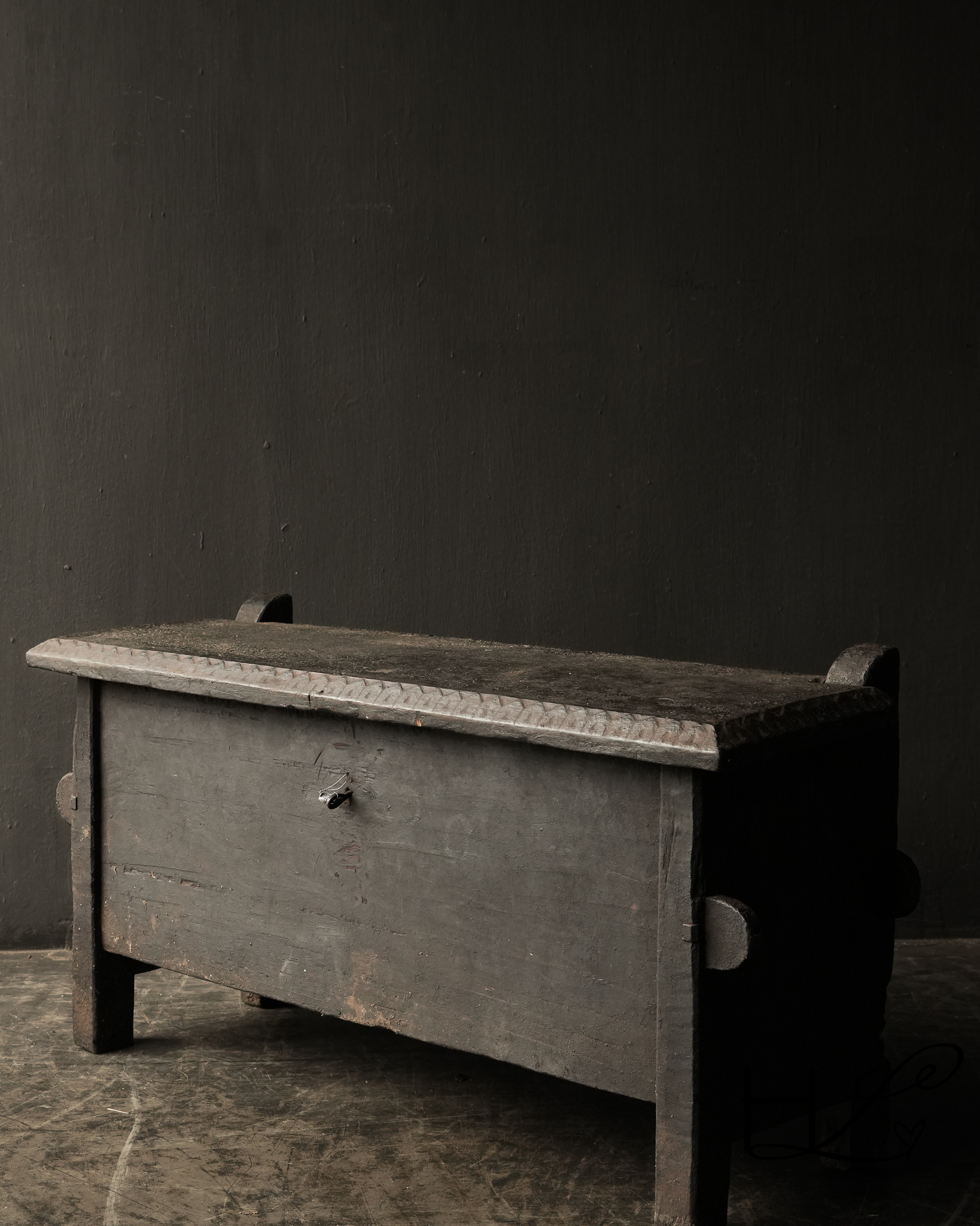 Hoffz Stoere oude Himalaya Kist / Box-6