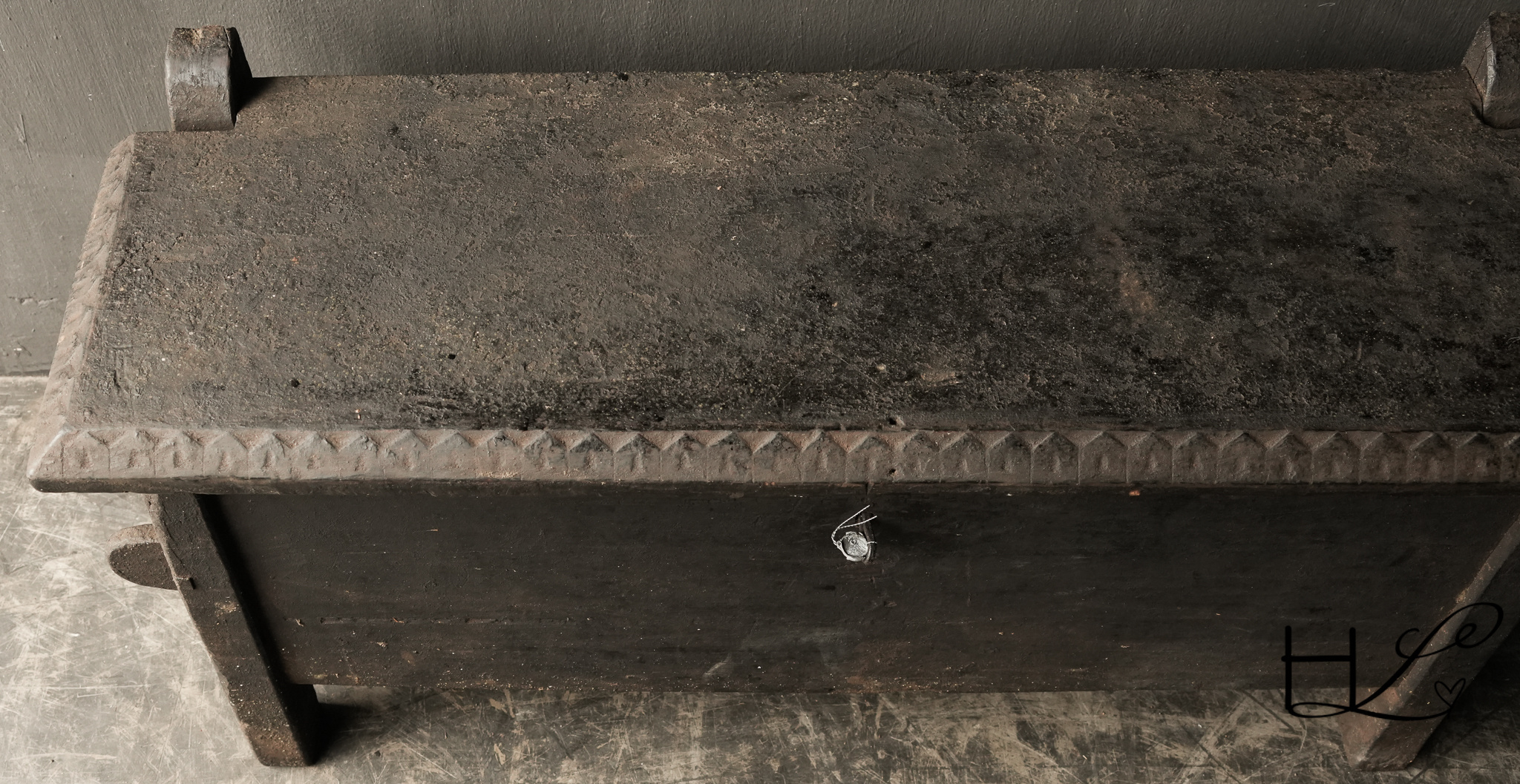 Hoffz Stoere oude Himalaya Kist / Box-7