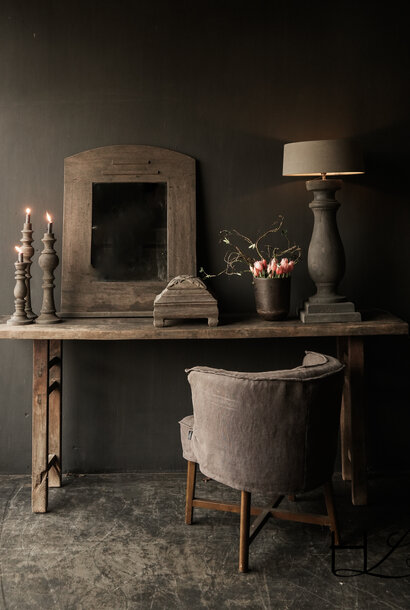 Old Antique Wabi Sabi Wooden weathered Side table/Wall table