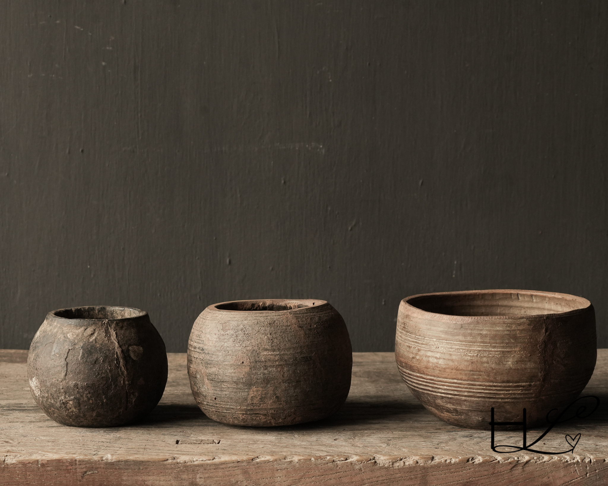 Klein authentiek houten wabi sabi schaaltje , kommetje van af-3