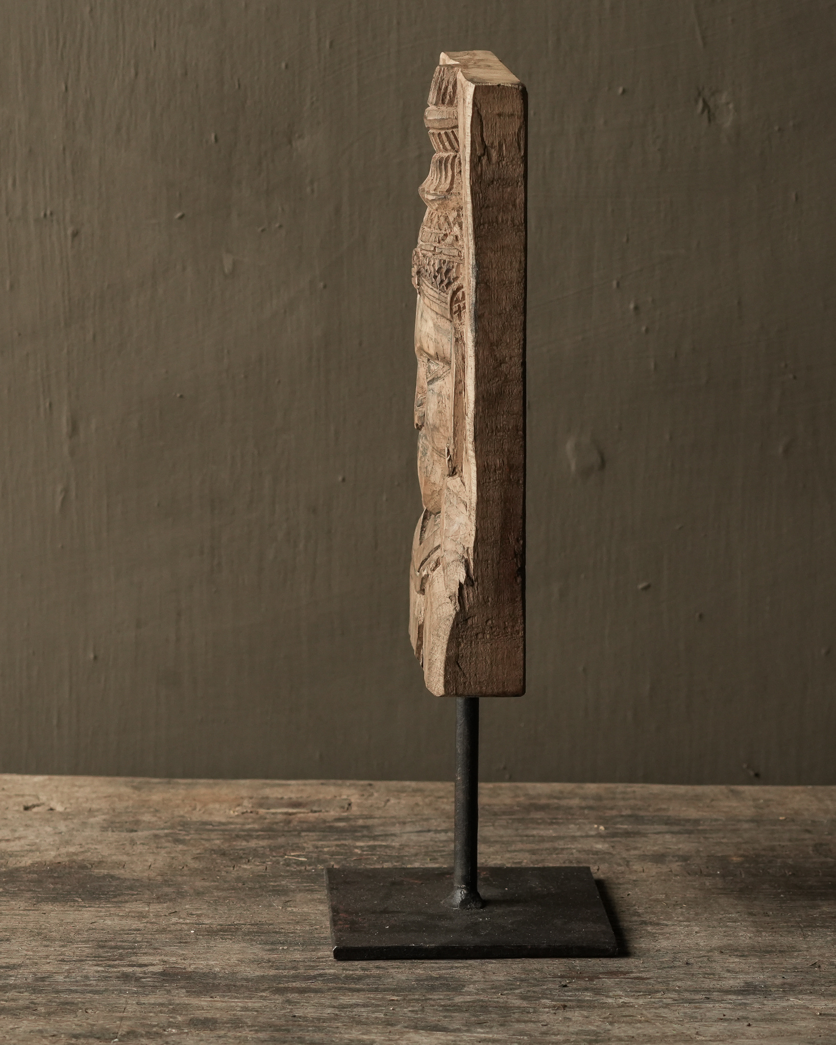 Wood carving Buddha-2