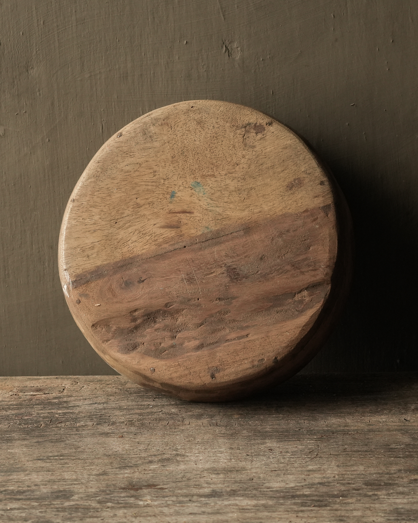 Authentieke oude houten Nepalese schaaltje-5