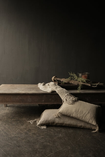 Uniek antiek houten salontafel India