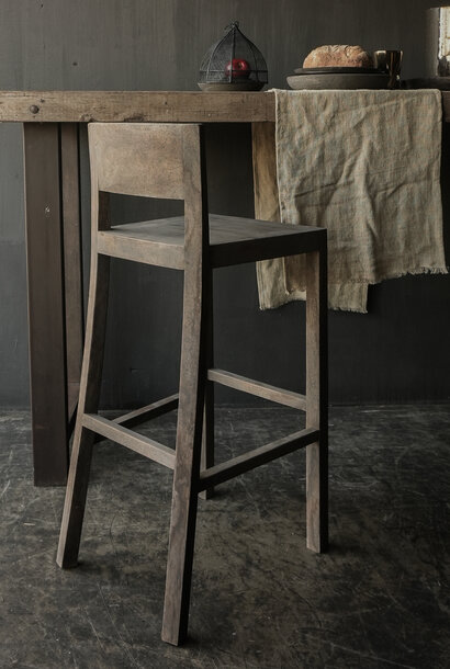Wooden Bar Stool LUKSA
