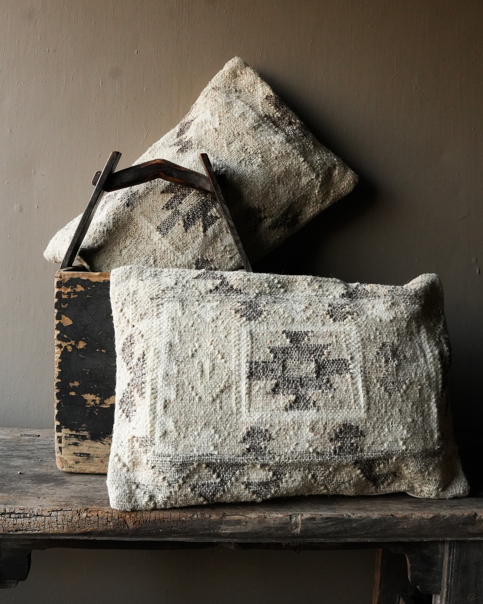 Prachtig stoer mooi grof kelim kussen-1