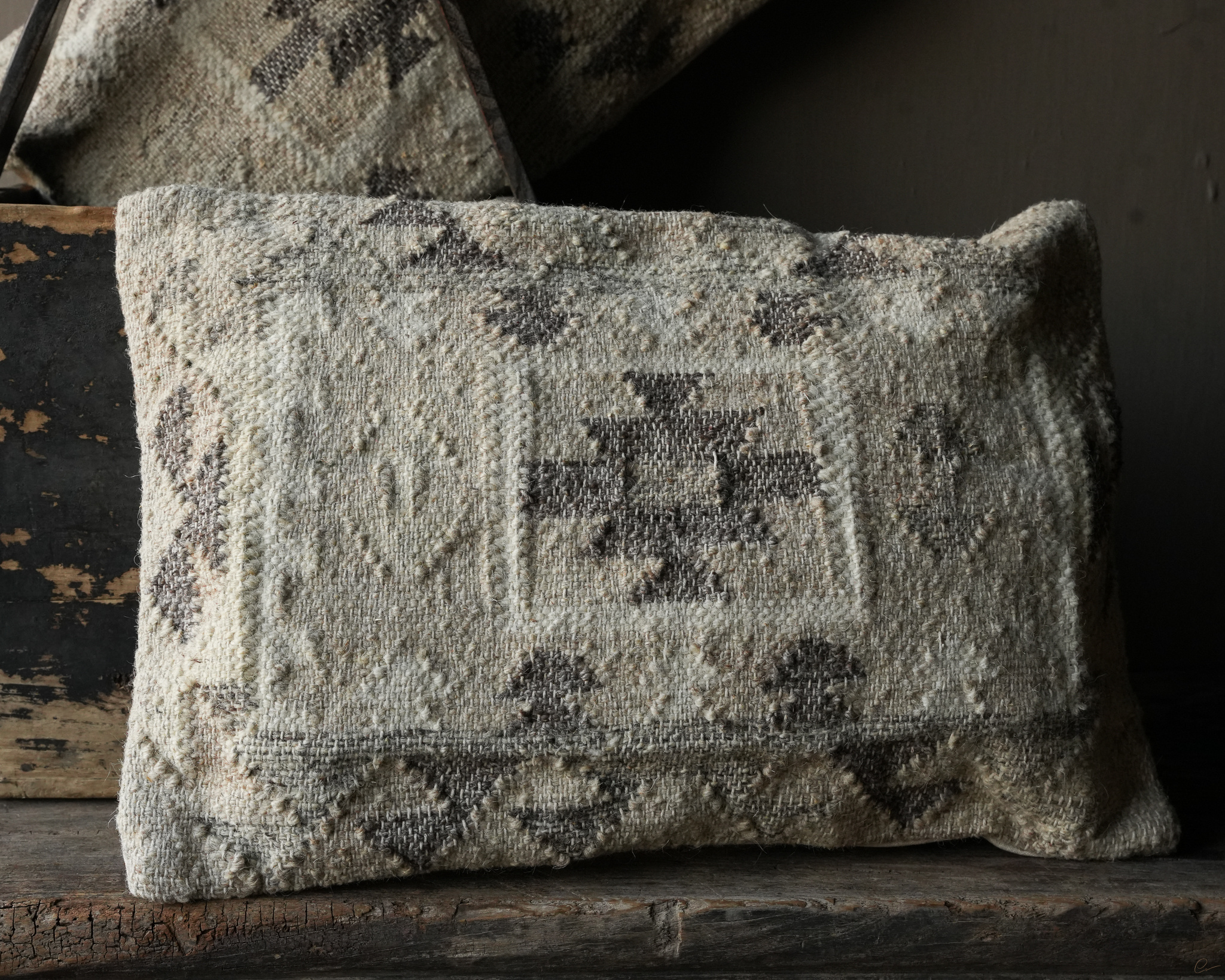 Prachtig stoer mooi grof kelim kussen-2