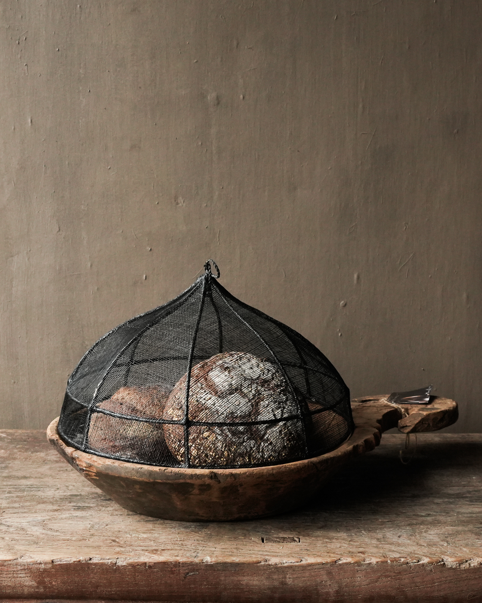 Prachtig Stoer Uniek houten kom / schaal-4