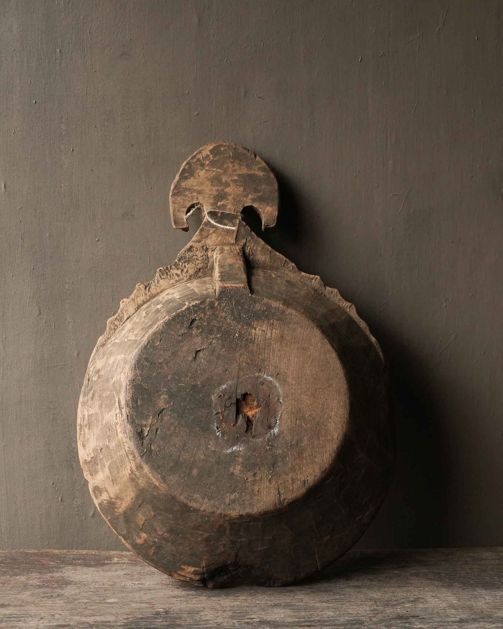 Prachtig Stoer Uniek houten kom / schaal-5