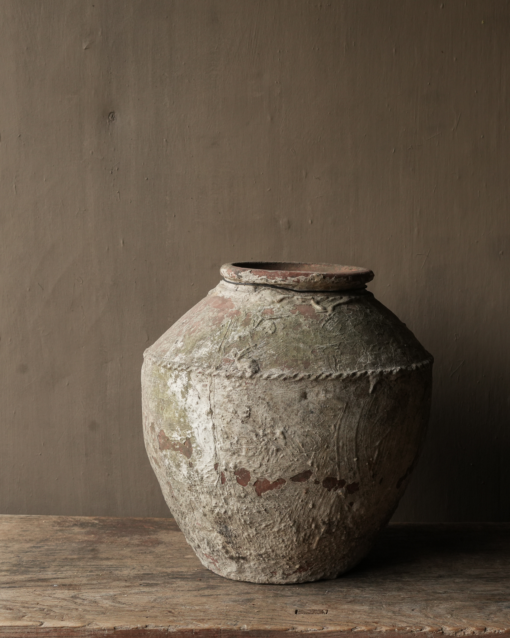 Old Authentic Earthenware Jug/Indian Water Pot-5