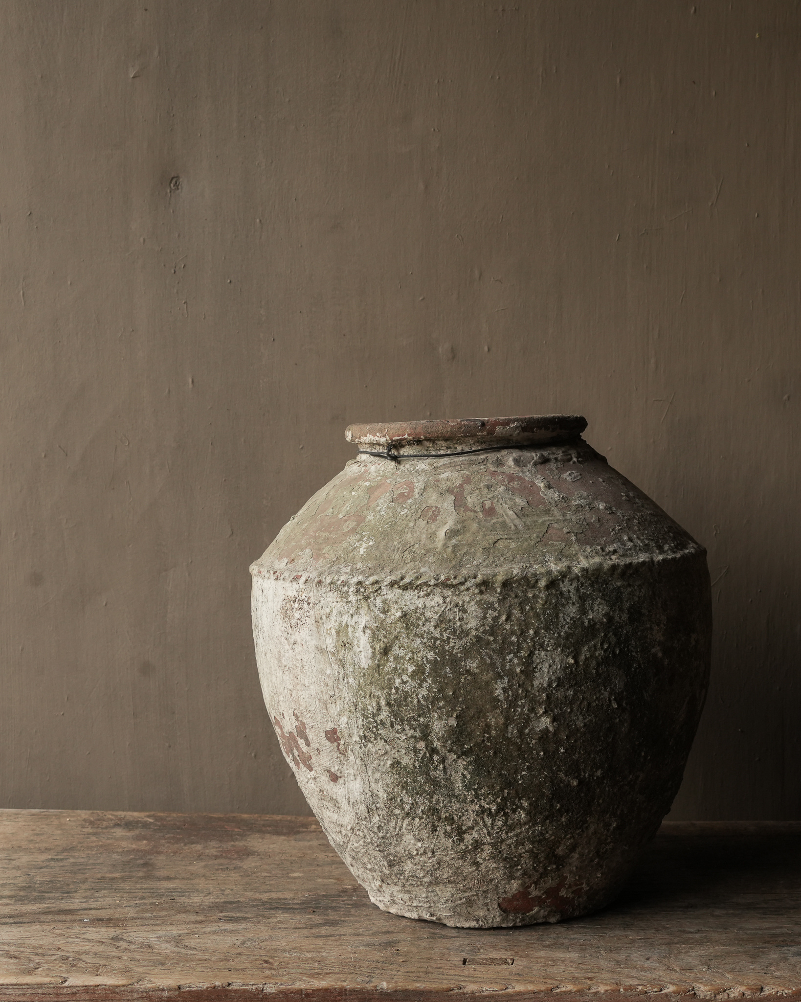 Old Authentic Earthenware Jug/Indian Water Pot-6