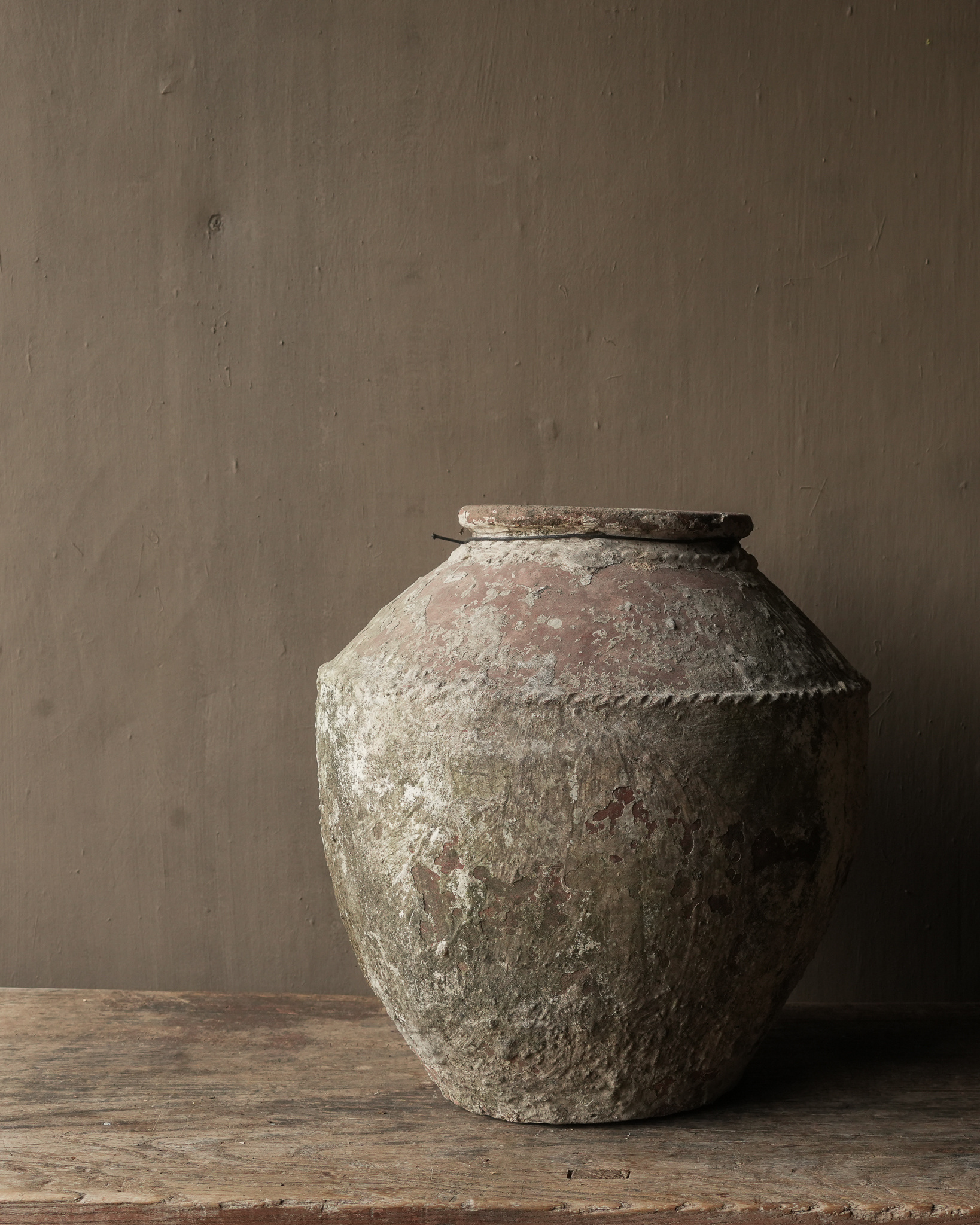 Old Authentic Earthenware Jug/Indian Water Pot-7