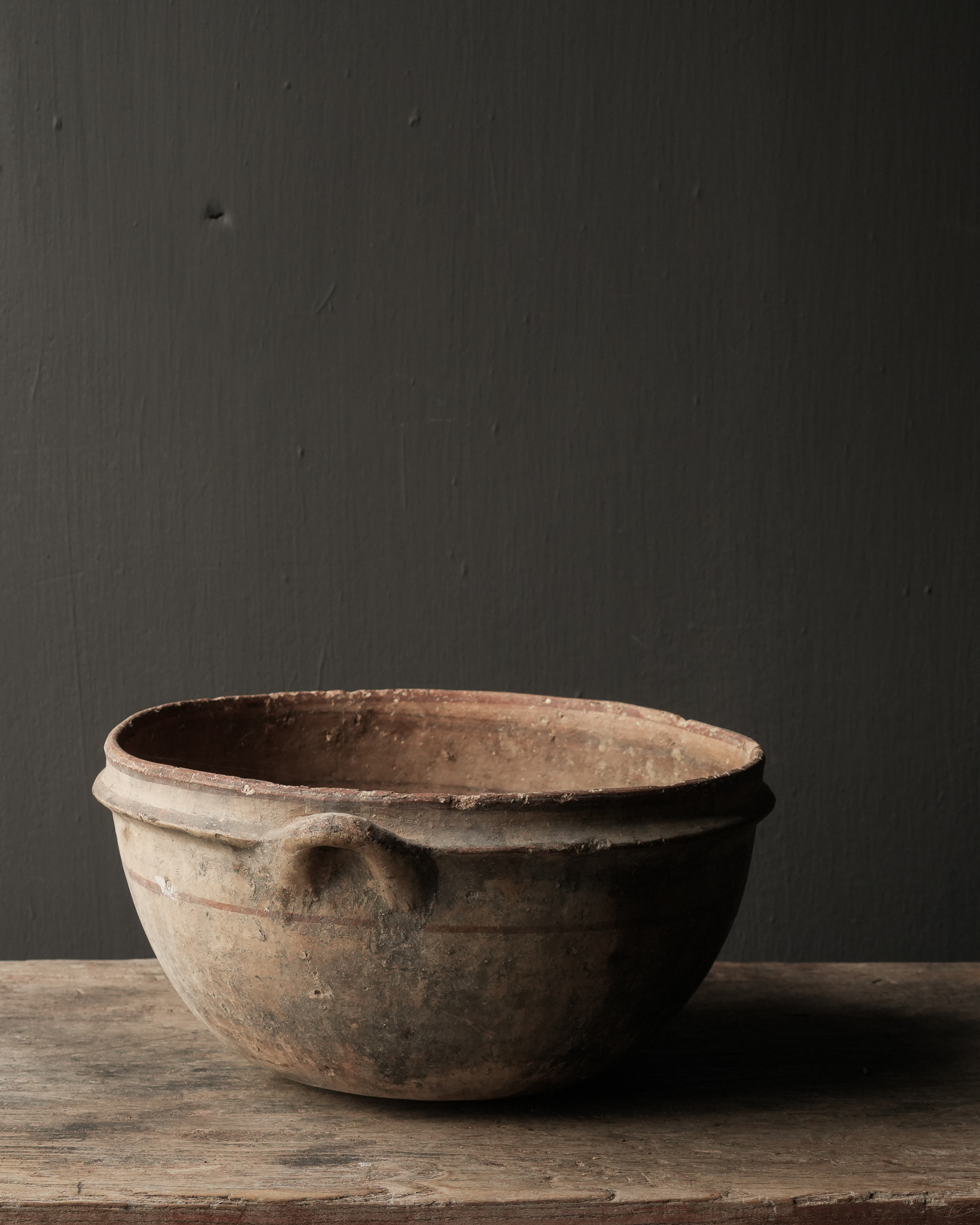 Prachtig Unieke Antieke aardewerk berber pot / berber schaal-2