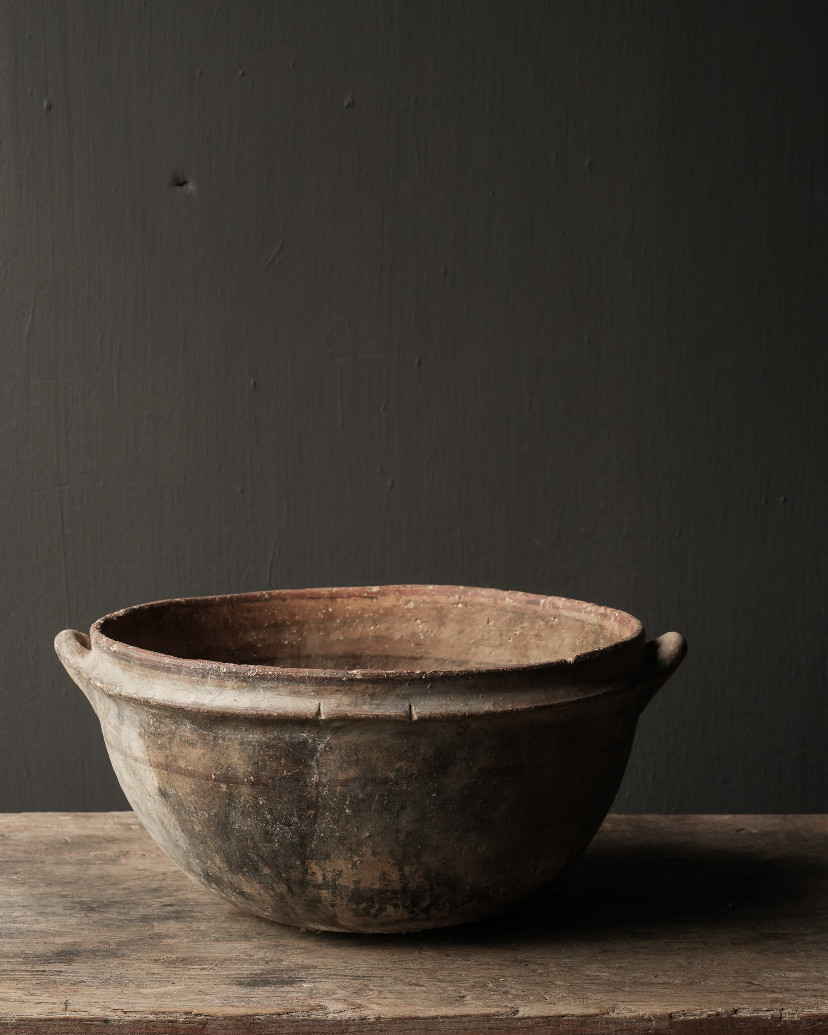 Prachtig Unieke Antieke aardewerk berber pot / berber schaal-3