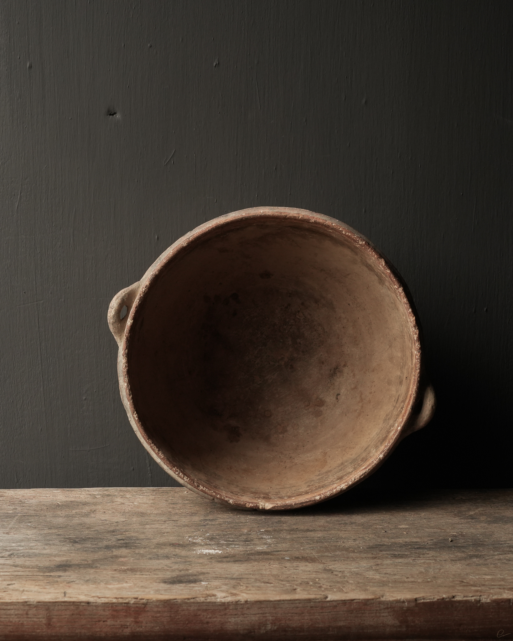 Prachtig Unieke Antieke aardewerk berber pot / berber schaal-5