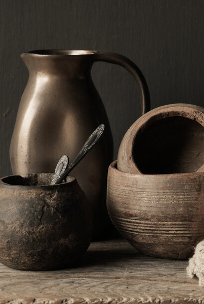 Klein authentiek houten wabi sabi schaaltje , kommetje