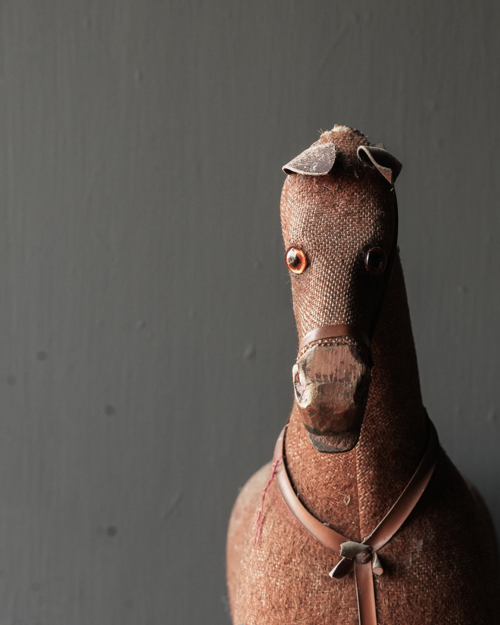 Uniek Antiek speelgoed paard-3