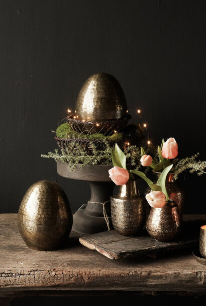 Aluminiumei in Bronze-/Kupferfarbe