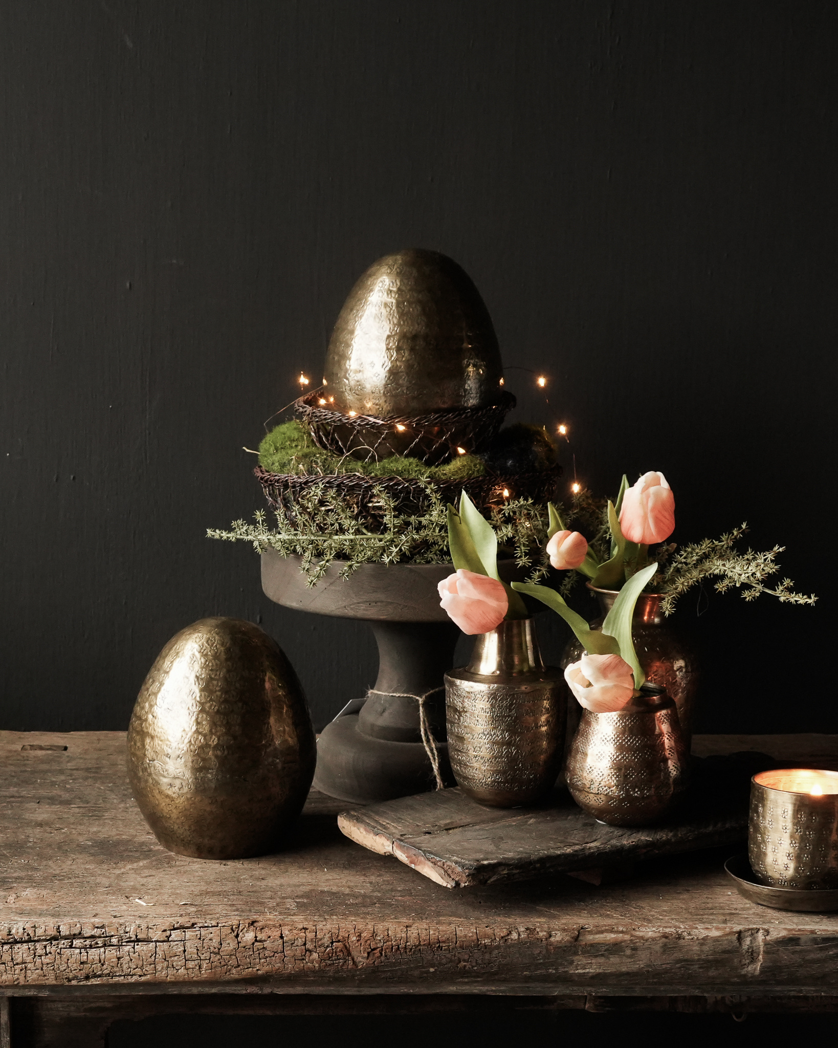 Aluminum Egg in Bronze/Copper color-1