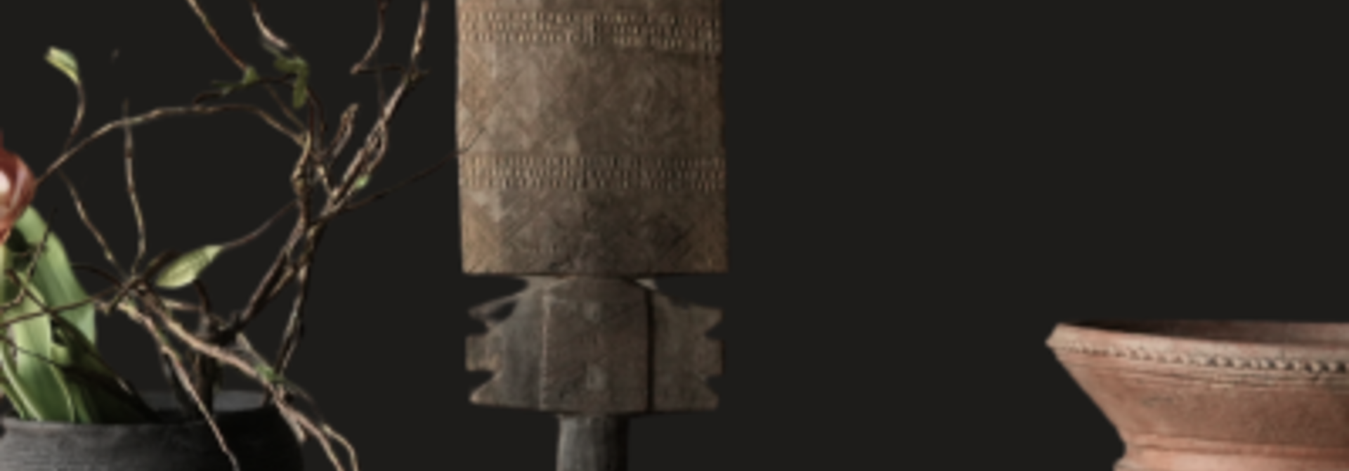Uniek houten Voet van antiek bed