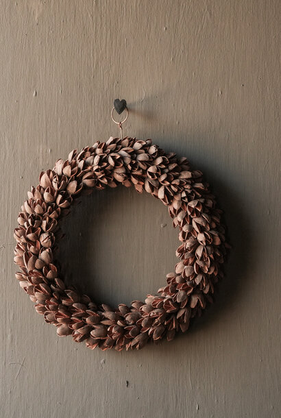 Bakuli (Bucheckern) Kranz terra