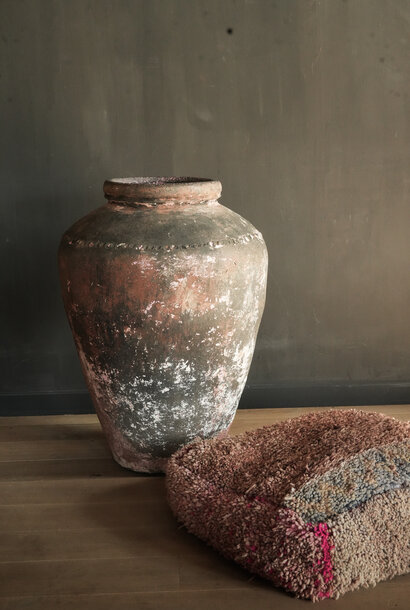 Authentisches indisches farbiges Reisglas XXL