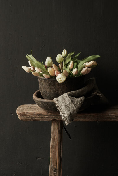 Wunderschöner einzigartiger antiker Berbertopf aus Steingut