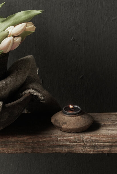 Unique wooden tea light holder / tea light holder