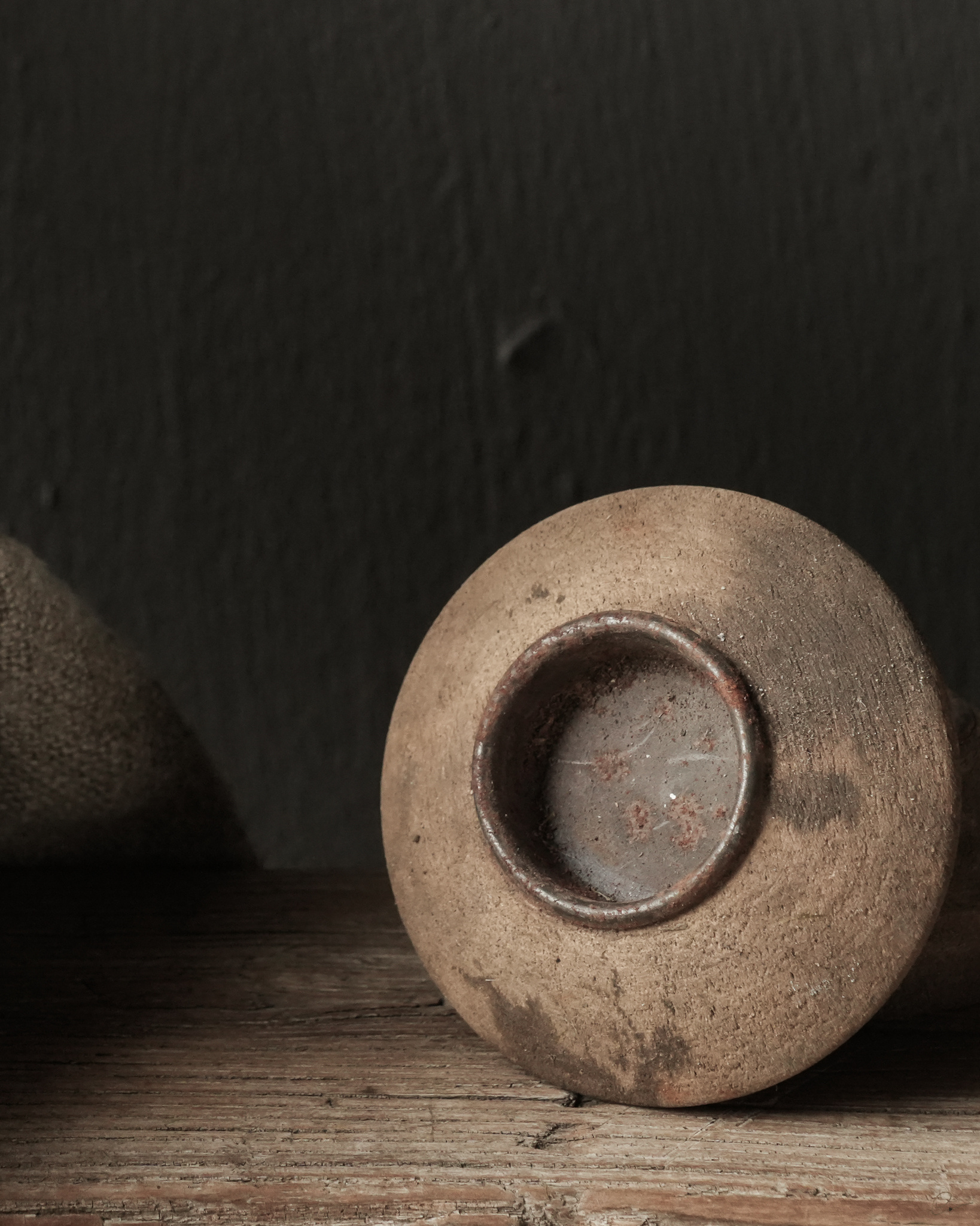 Uniek houten waxine houdertje / theelicht houder-4