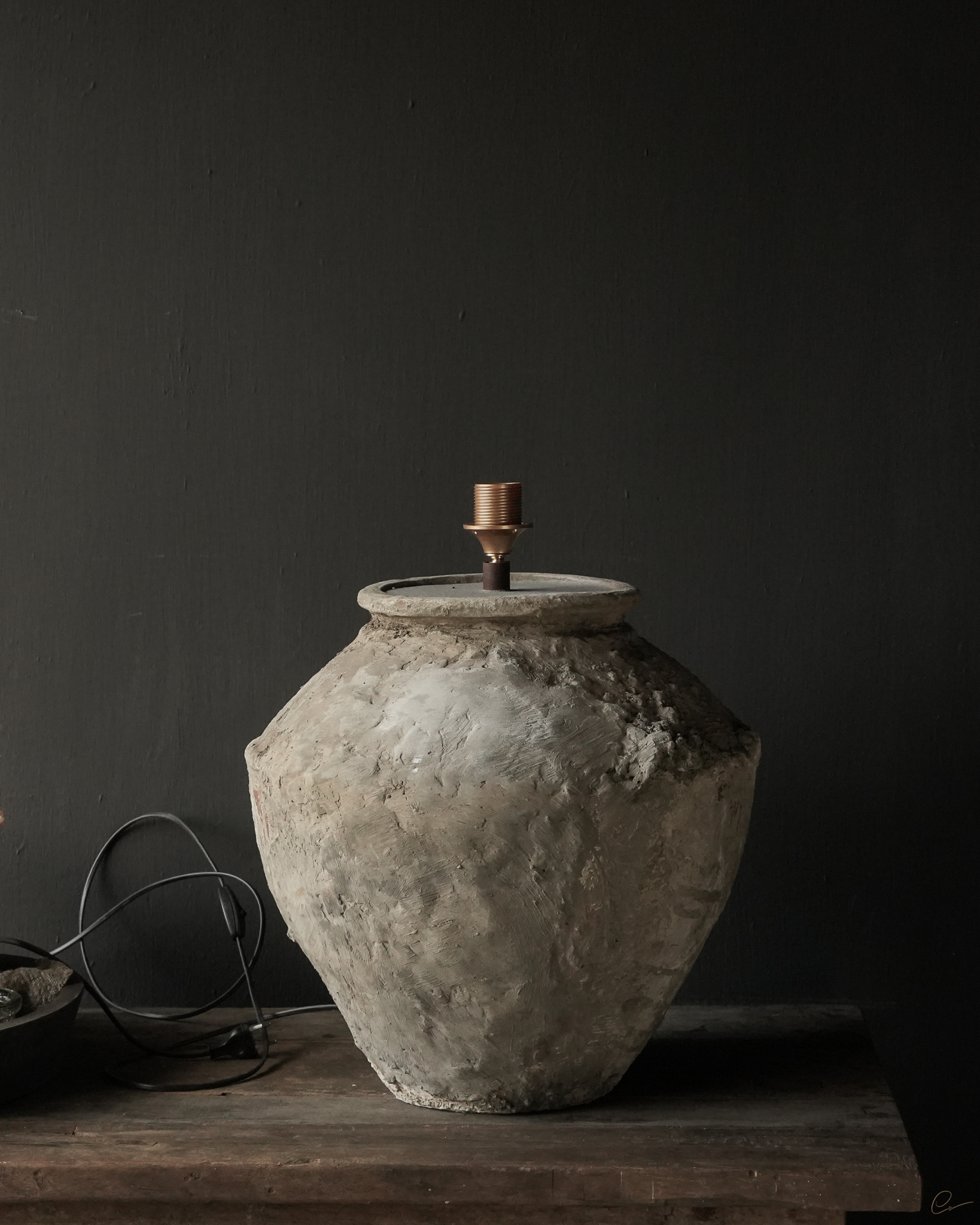 Kruiklamp van oude Authentieke Waterpot-2