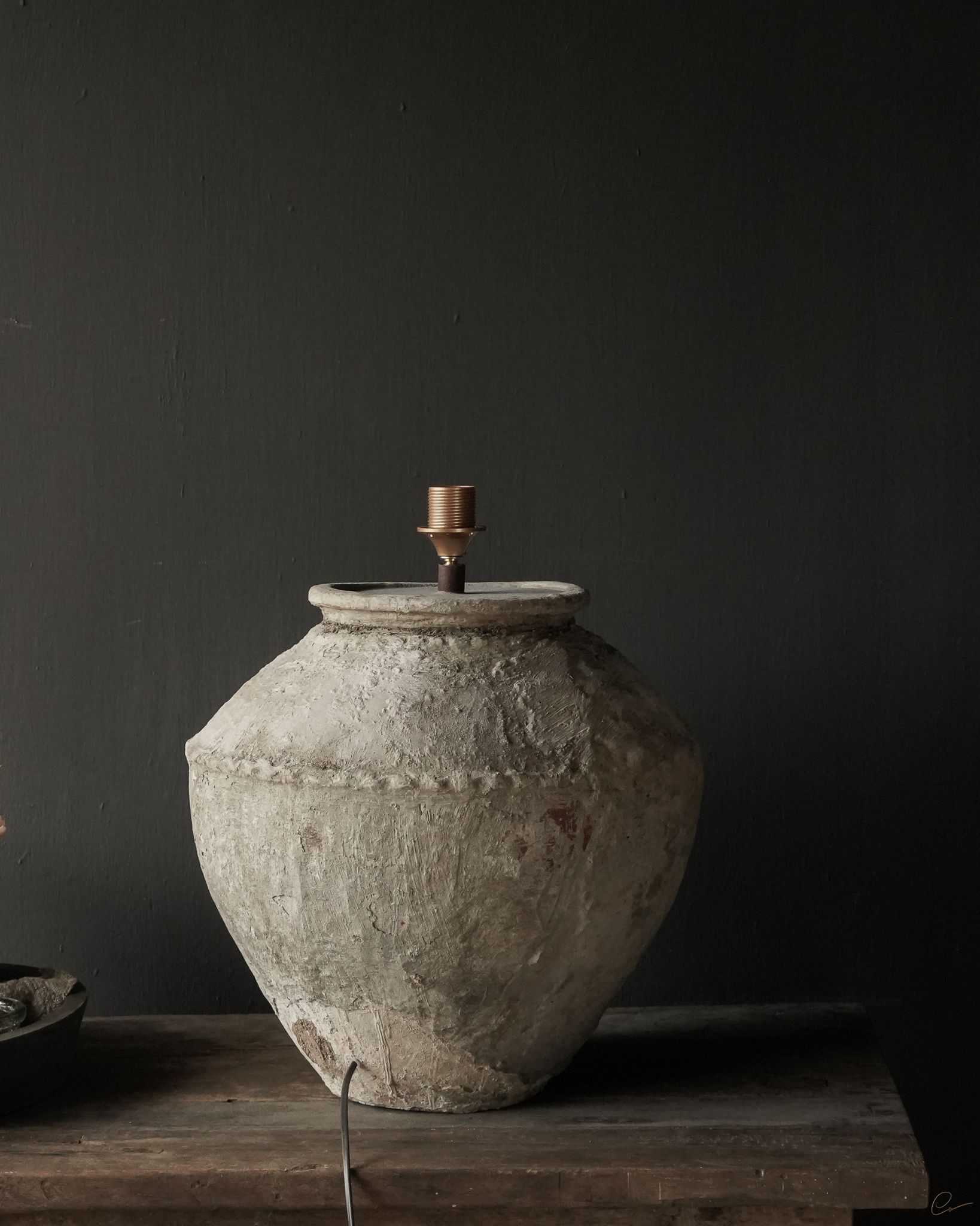 Kruiklamp van oude Authentieke Waterpot-3