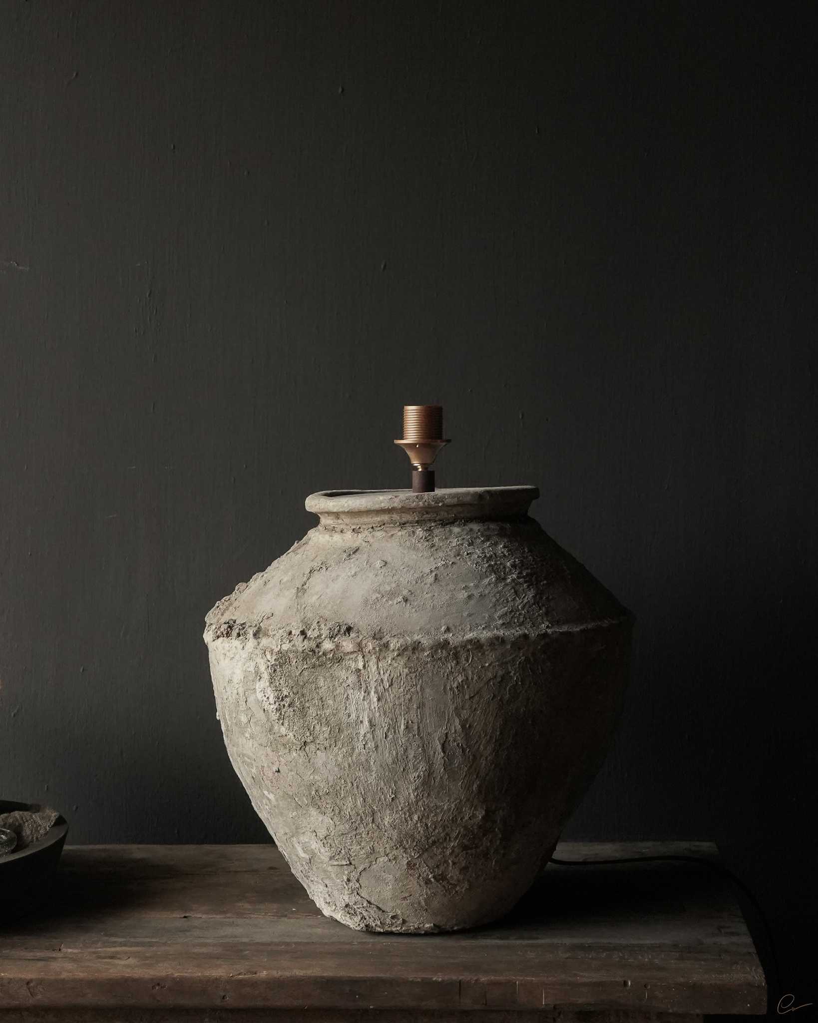 Kruiklamp van oude Authentieke Waterpot-4